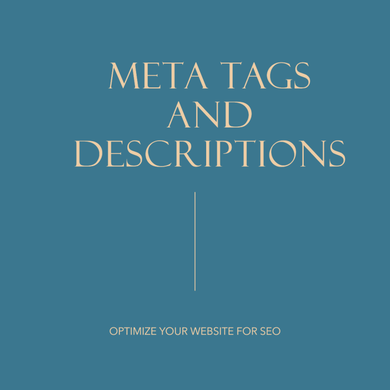 Meta tags and descriptions