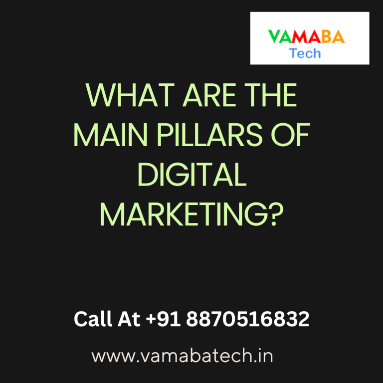 What Are the Main Pillars of Digital Marketing